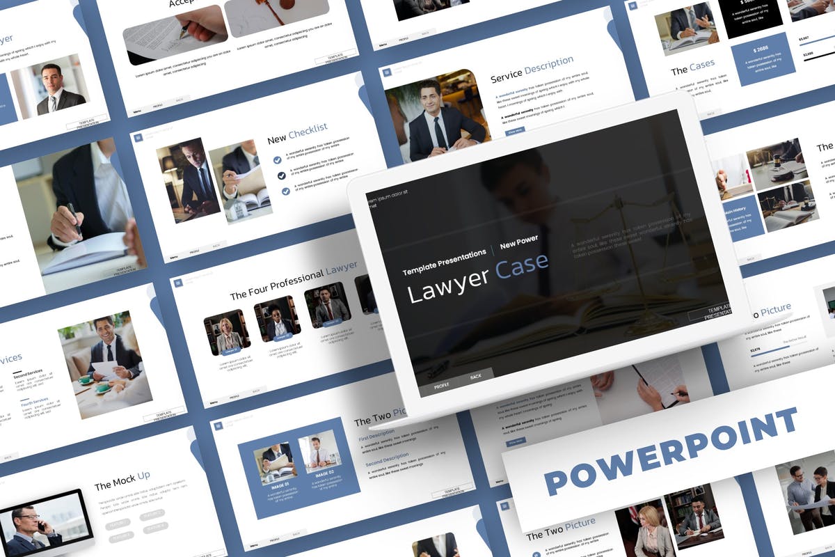 Lawyer Case - Powerpoint Template