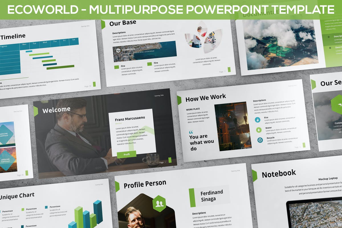 Ecoworld - Multipurpose Powerpoint Template