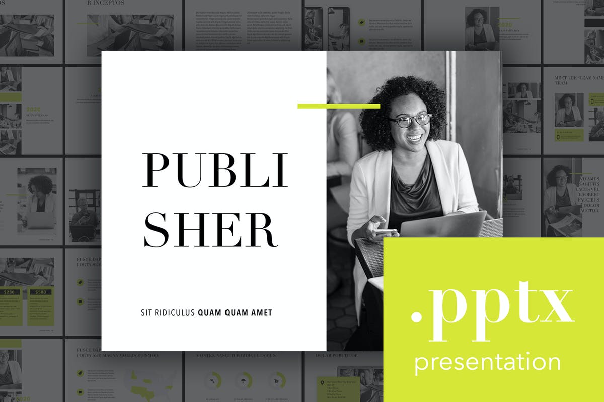 Publisher PowerPoint Template