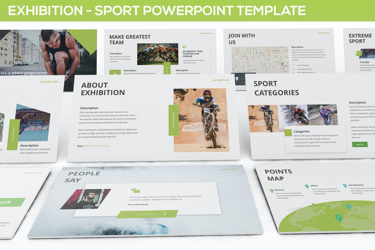 Exhibition - Sport Powerpoint Template