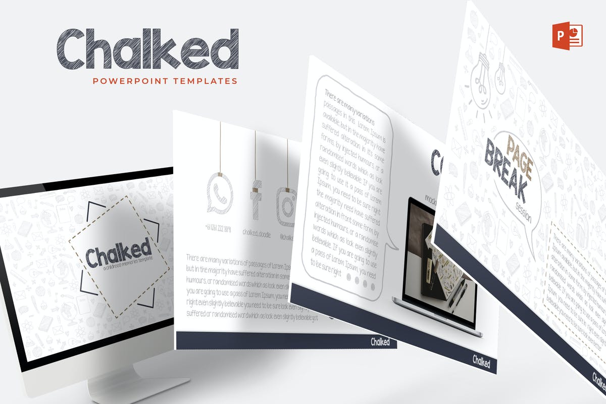 Chalked - Powerpoint Templates