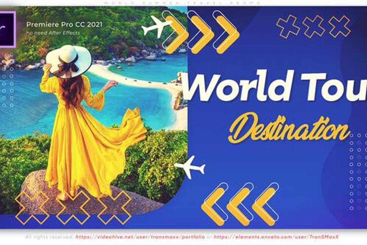 World Summer Travel Promo for Premiere Pro