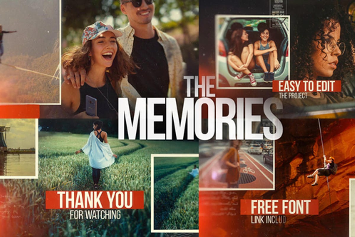 The Memories - Cinematic Slideshow for Premiere Pro