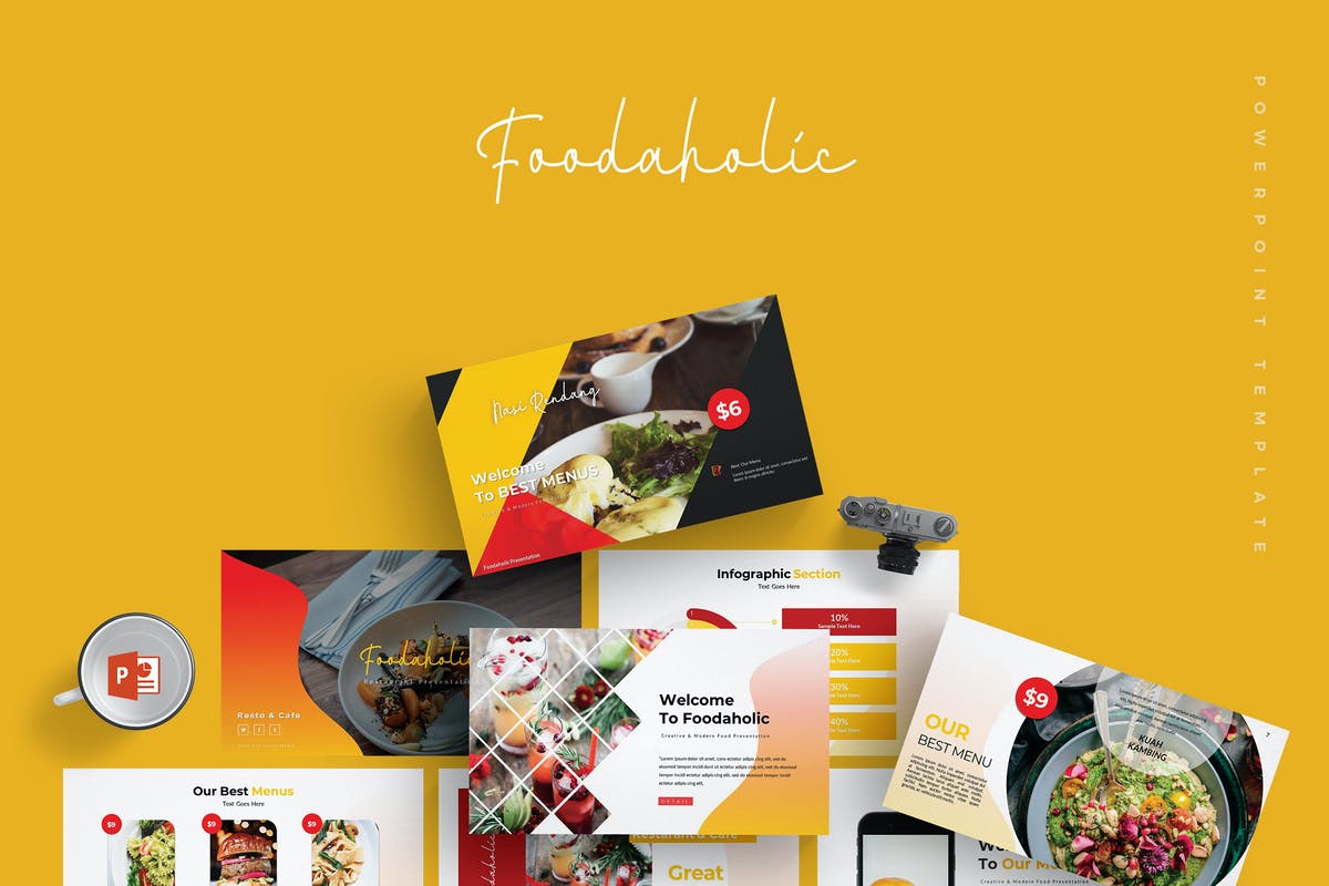 Foodaholic - Powerpoint Template