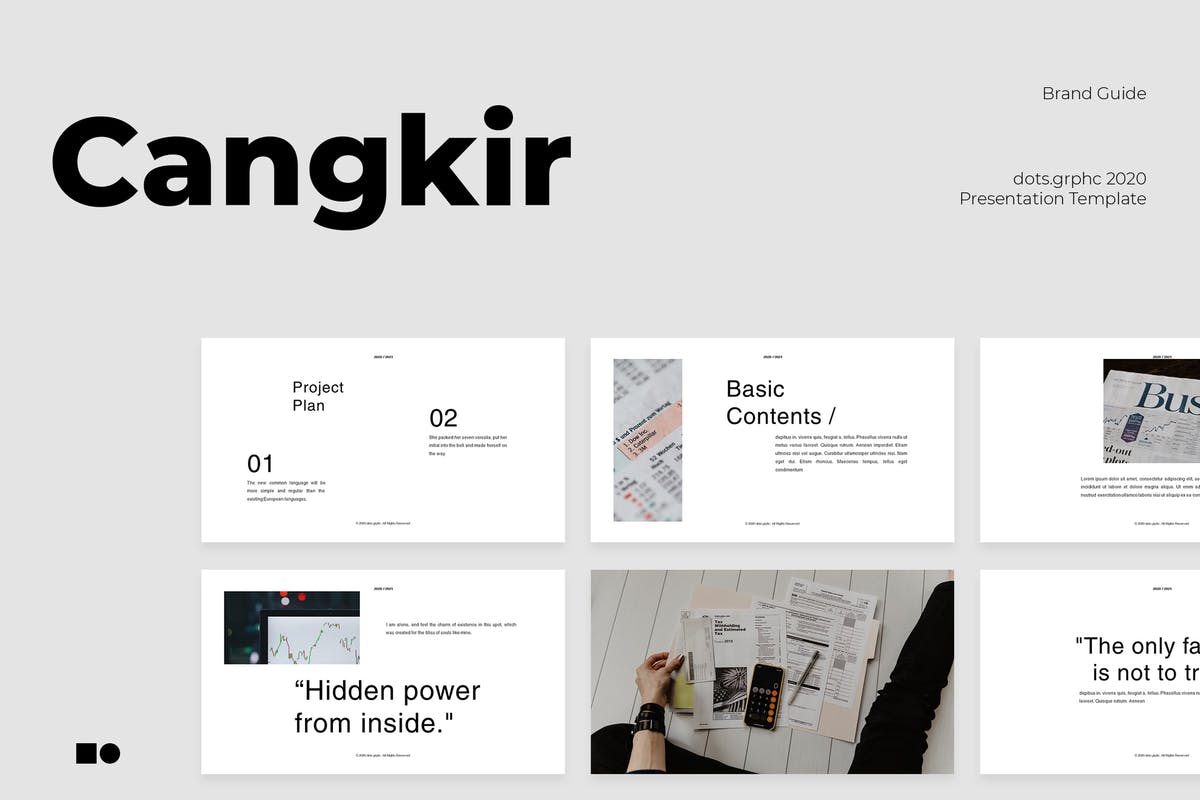 Cangkir - Google Slides Template
