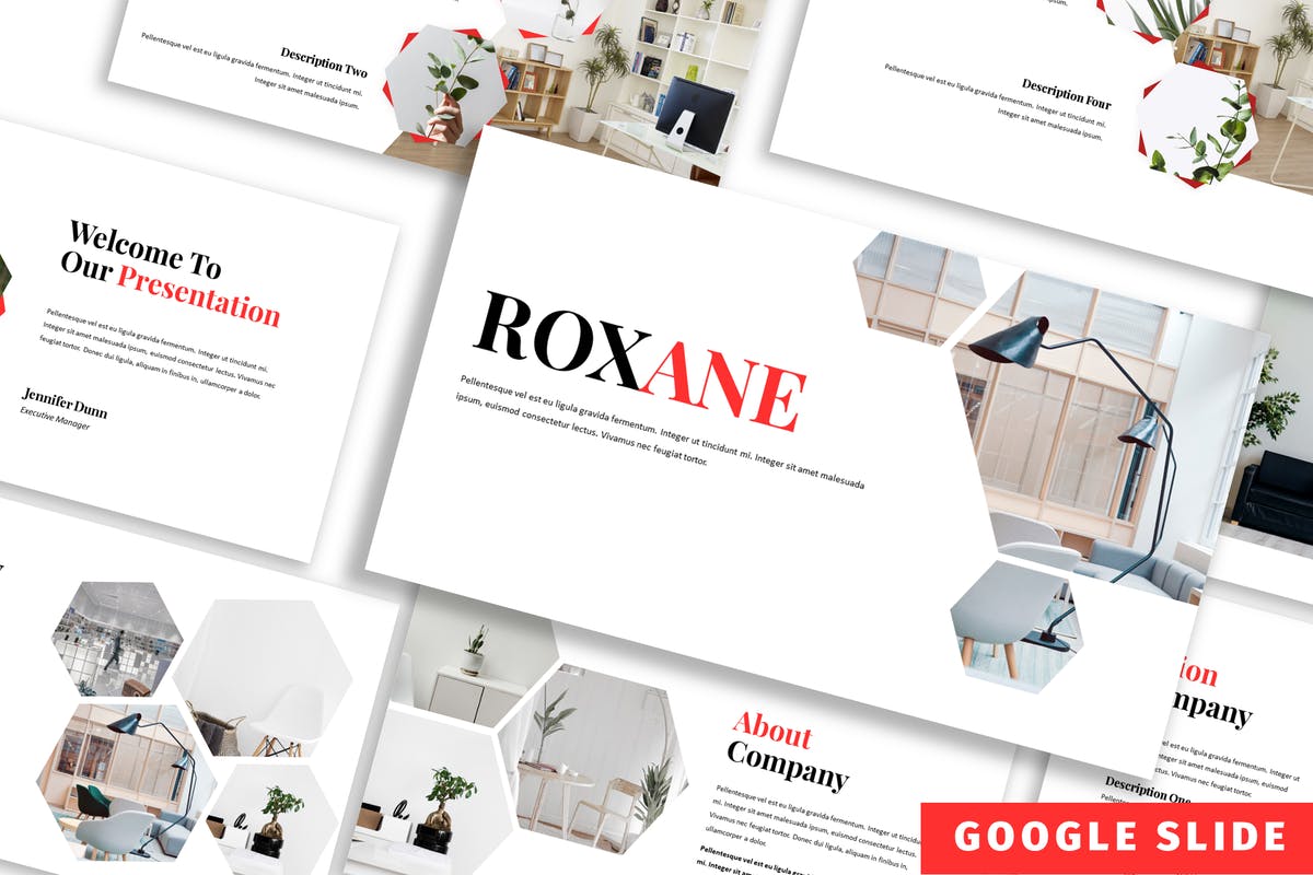 Roxane - Business Google Slide Template