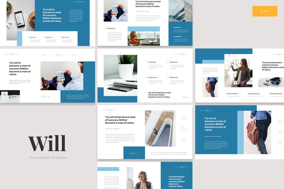 Will - Insurance Protection Google Slides Template