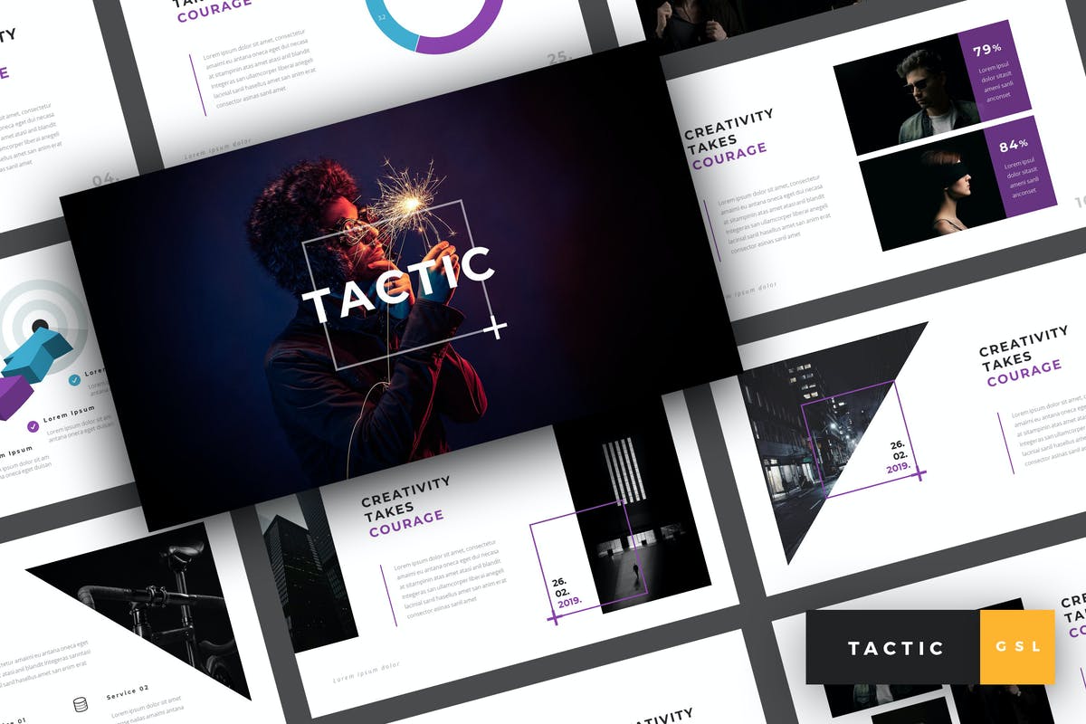 Tactic - Creative Google Slides Template