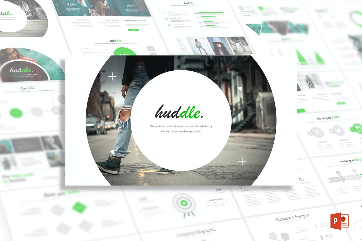 Huddle - Powerpoint Template