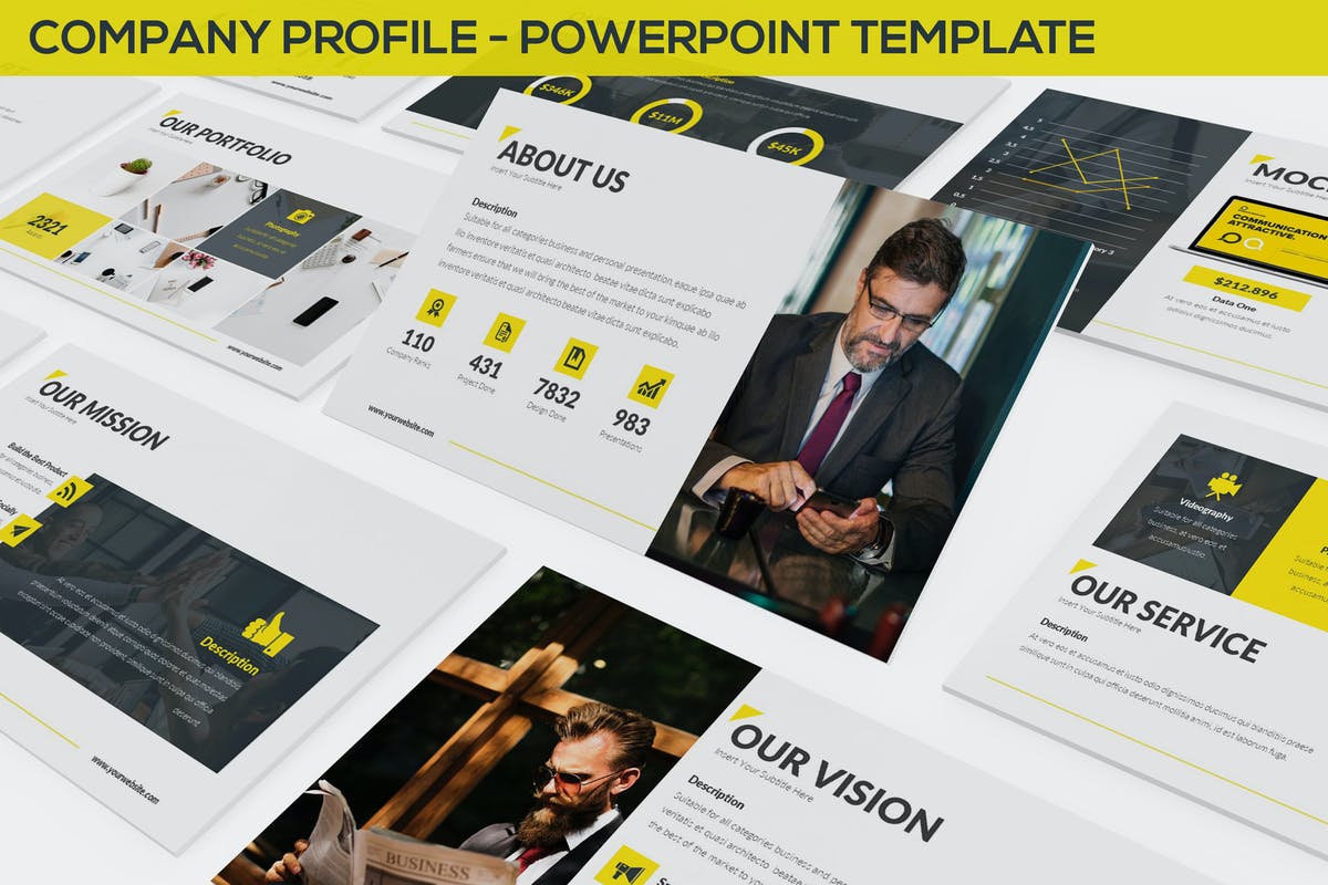 Company Profile - Powerpoint Template