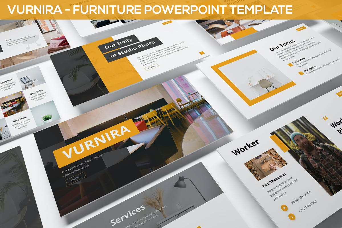 Vurnira - Furniture Powerpoint Template