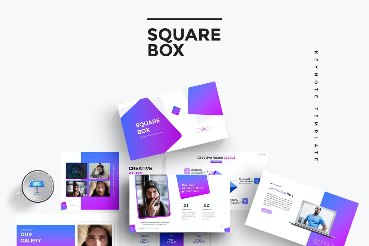 SquareBox - Keynote Template