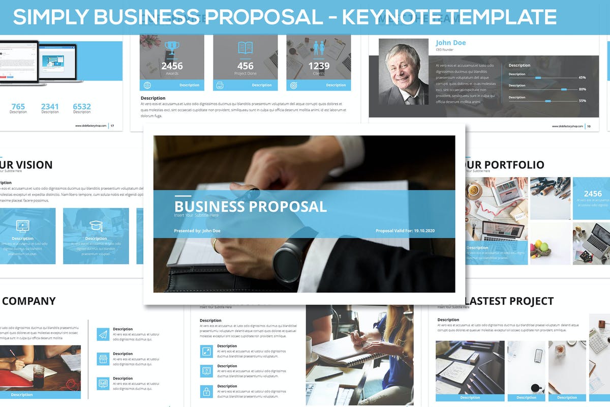 Simply Business Proposal - Keynote Template