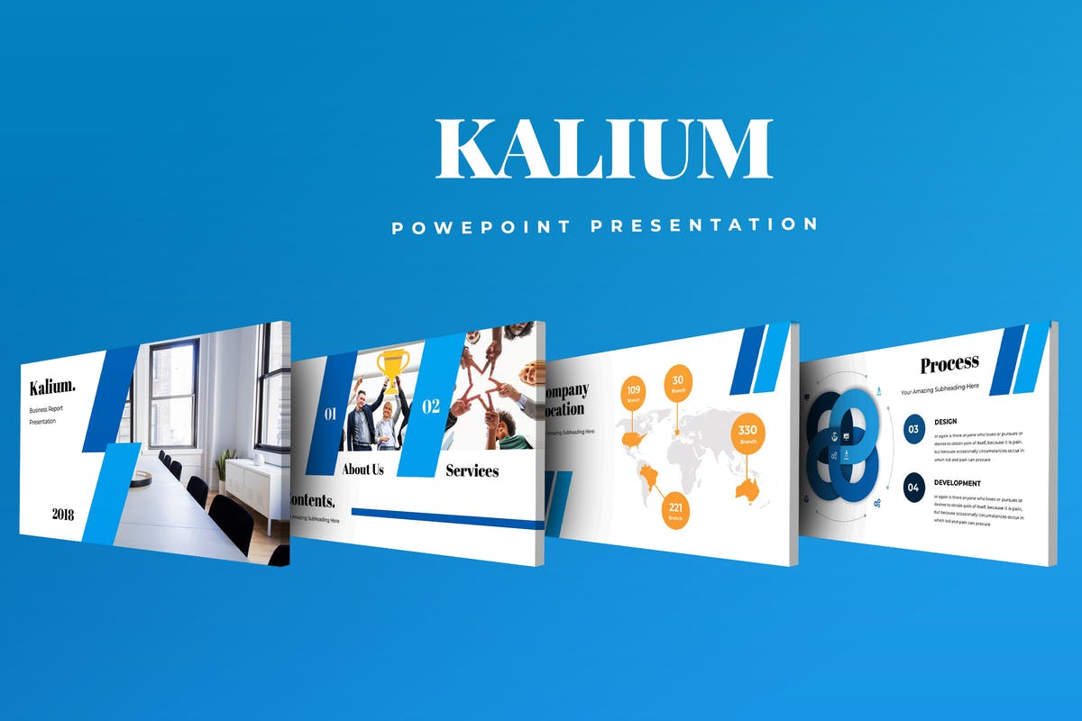 Kalium Corporate Powerpoint Presentation Template