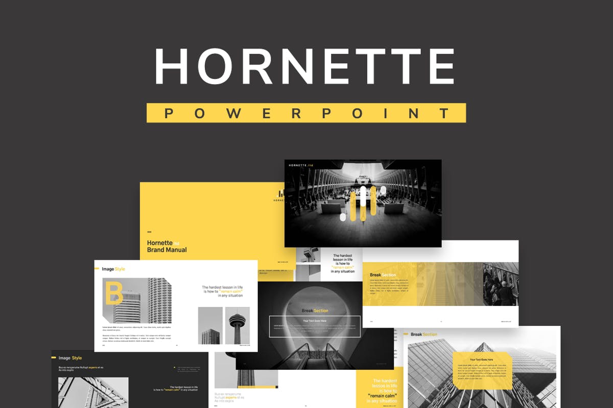 Hornette Powerpoint Template