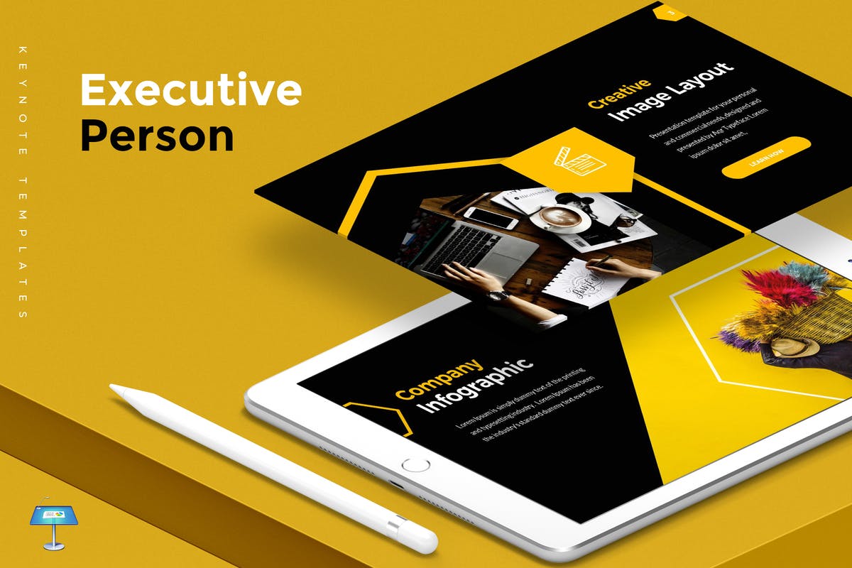 Executive Person - Keynote Template