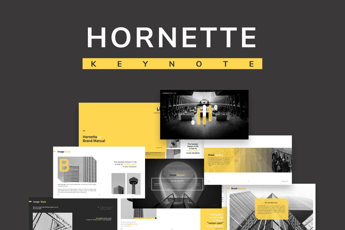 Hornette Keynote Template