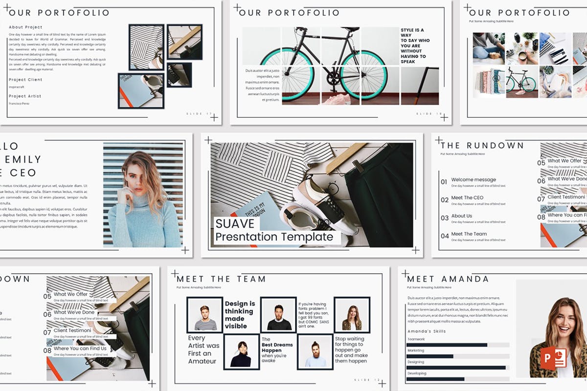Suave - Powerpoint Template