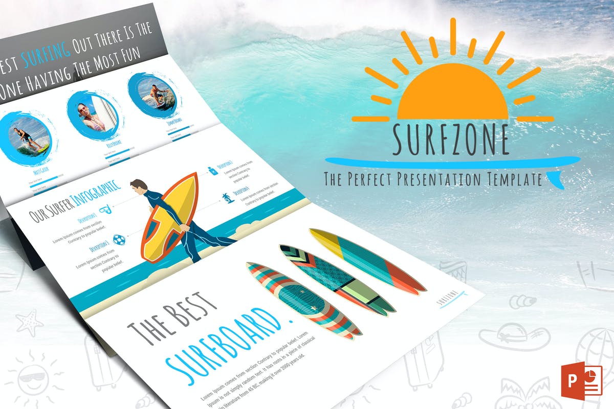 Surfzone - Powerpoint Template