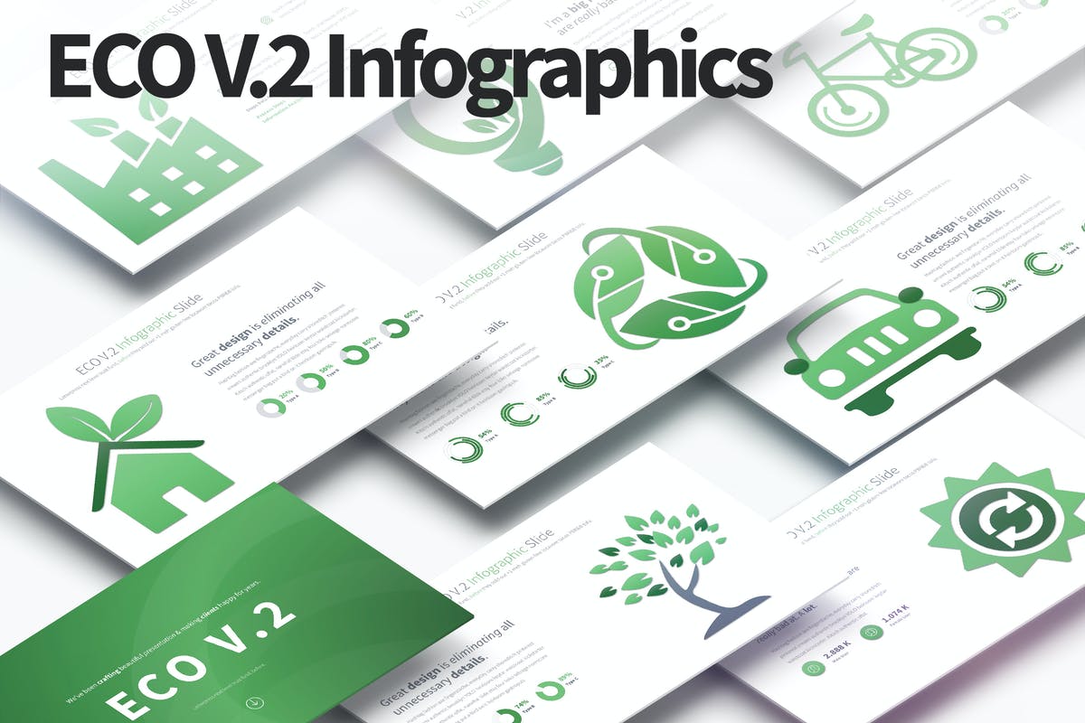 ECO V.2 - PowerPoint Infographics Slides