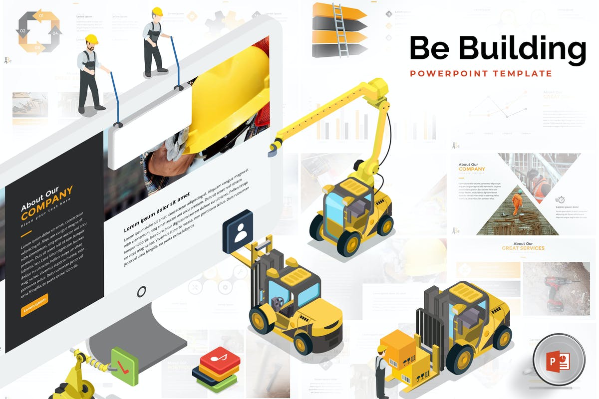 Building &amp; Construction Powerpoint Template