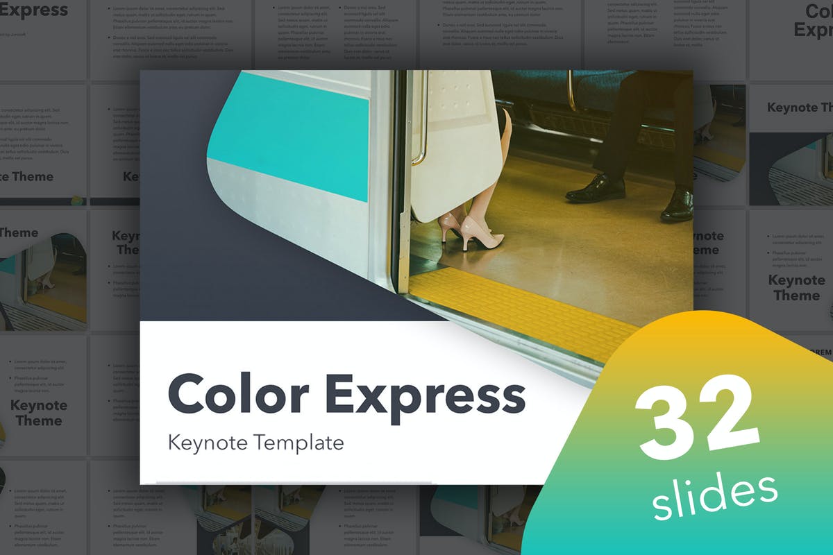 Color Express Keynote Template